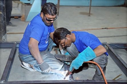 Welding plant